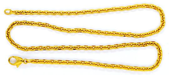 Foto 1 - Wunderschöne Gelbgold Halskette! massiv! Neu!! Okkasion, S0869